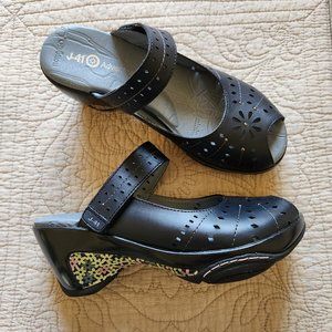 J41 SONOMA peep-toe clog sandal sz 7